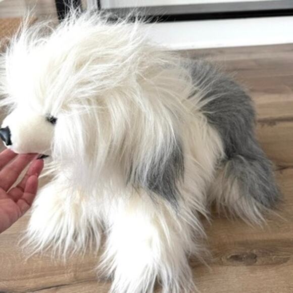 Dakin Soft Classics Old English Sheepdog Plush 1995 Toys R Us 25” NWT Realistic - Picture 3 of 11